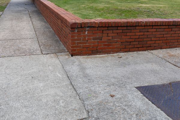 Brick Retaining Wall Repair in Warren